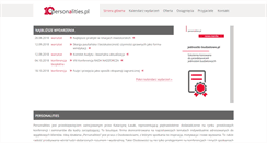 Desktop Screenshot of personalities.pl